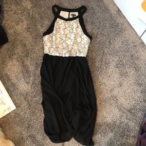 Black and white dress